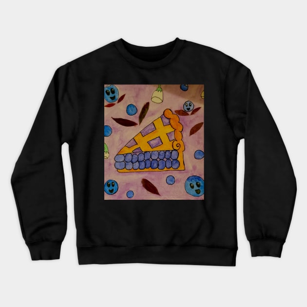 Blueberry Party Crewneck Sweatshirt by etherealwonders